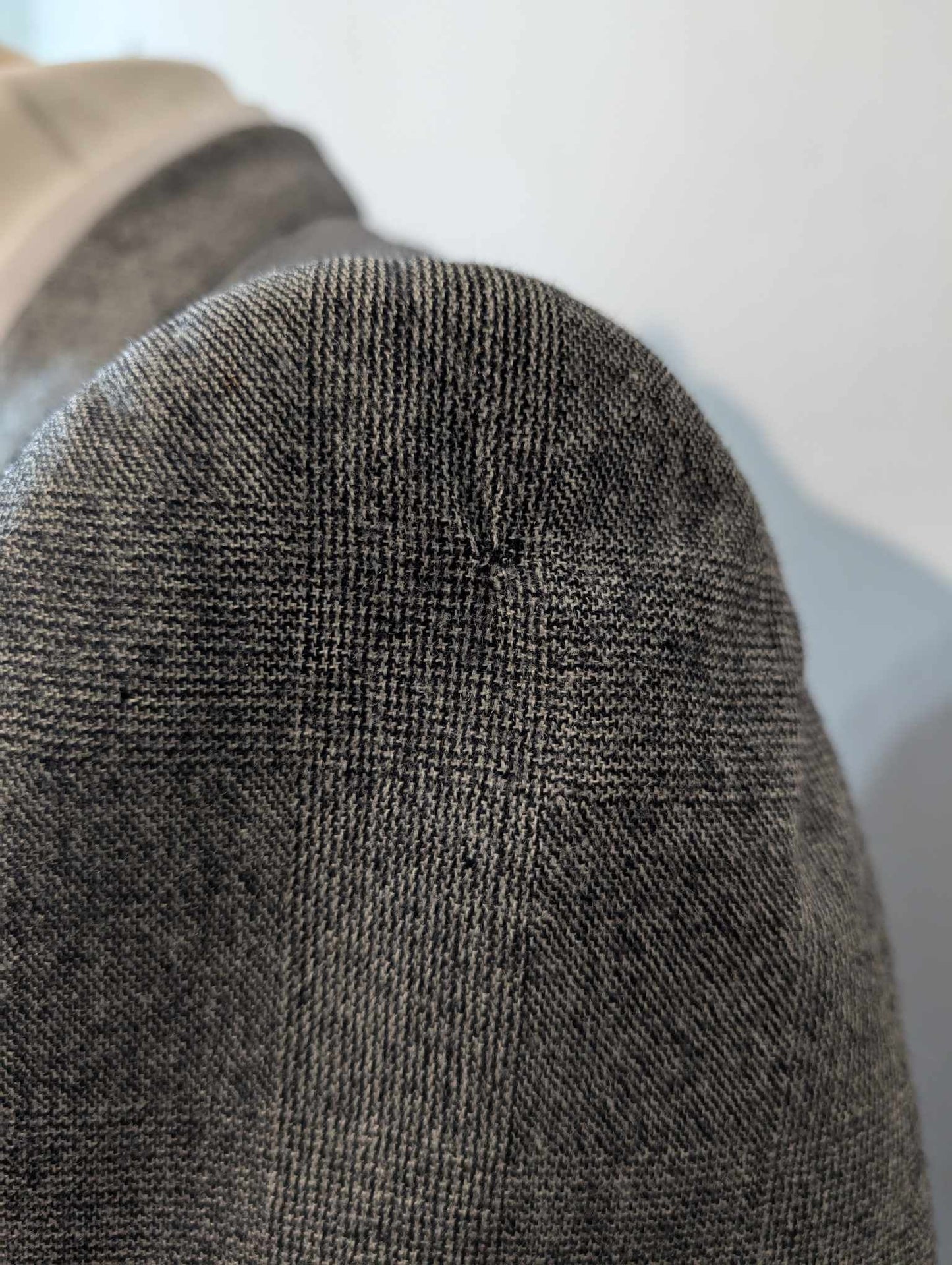 Ancien costume croisé bespoke en flanelle