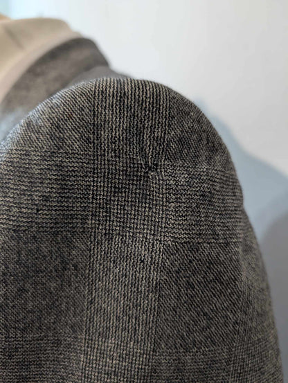 Ancien costume croisé bespoke en flanelle
