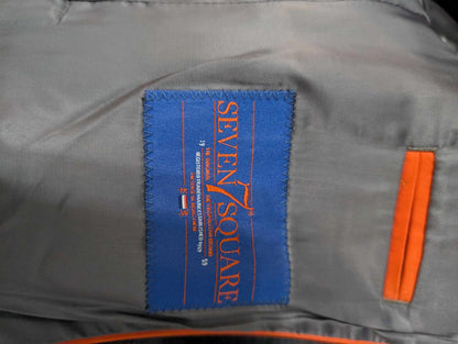 Fabuleux costume gris a rayure en laine