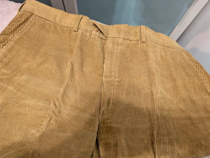 Génial costume 3 pièces marron en velours