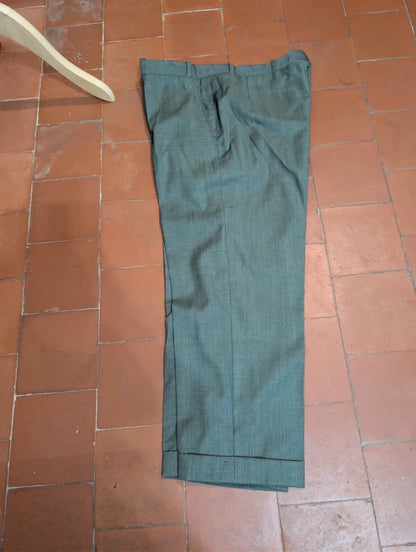 Légendaire costume croisé gris en laine