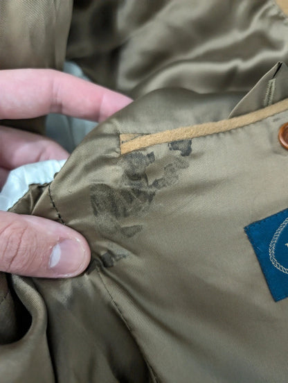 Lumineuse veste camel en cachemire et laine