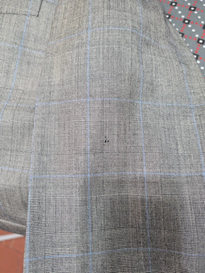 Grauer Prince-of-Wales-Anzug