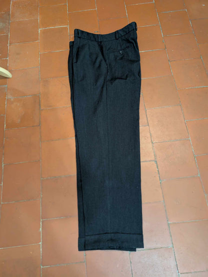 Classique costume croisé de couleurs gris en laine