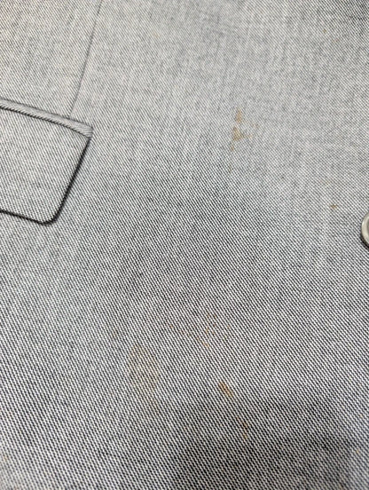 Élégant costume 3 pièces gris en laine