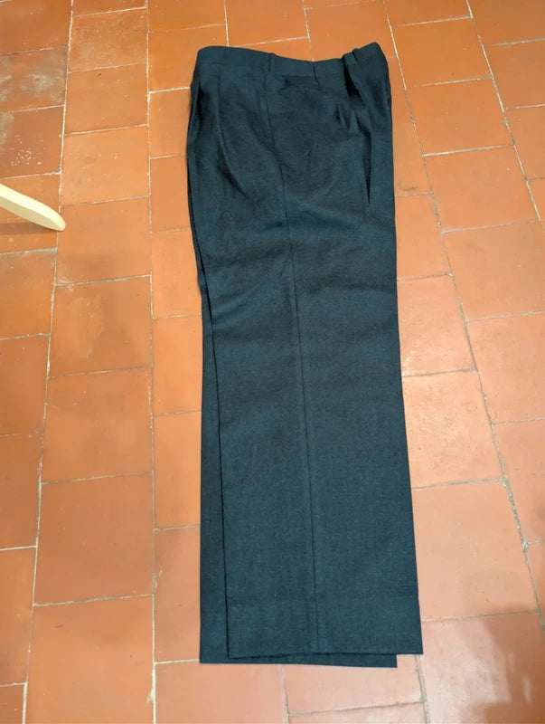 Fabuleux costume croisé gris en laine