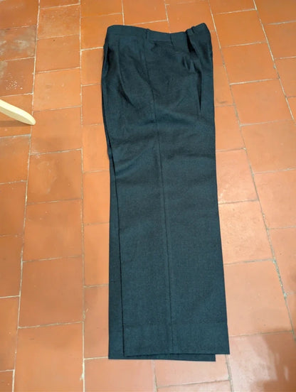 Fabuleux costume croisé gris en laine