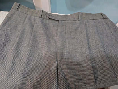 Sublime costume croisé gris en laine