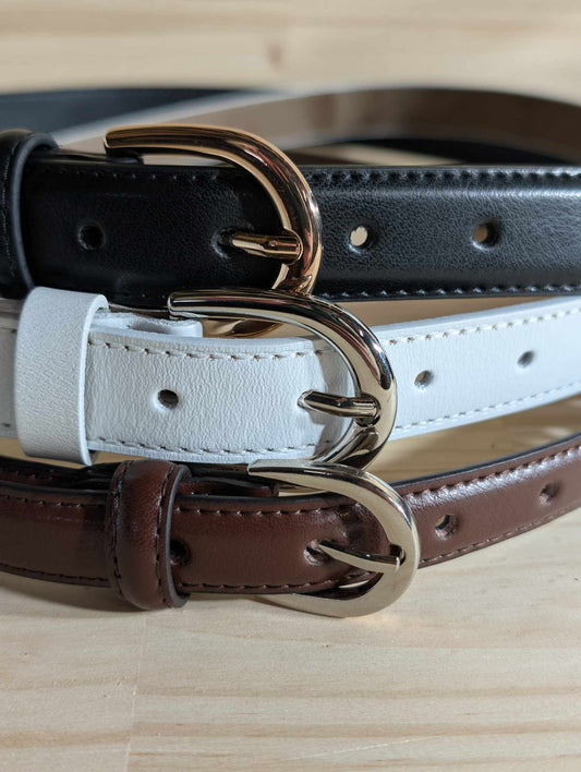 Ceinture 2.4cm en cuir  de Vachette