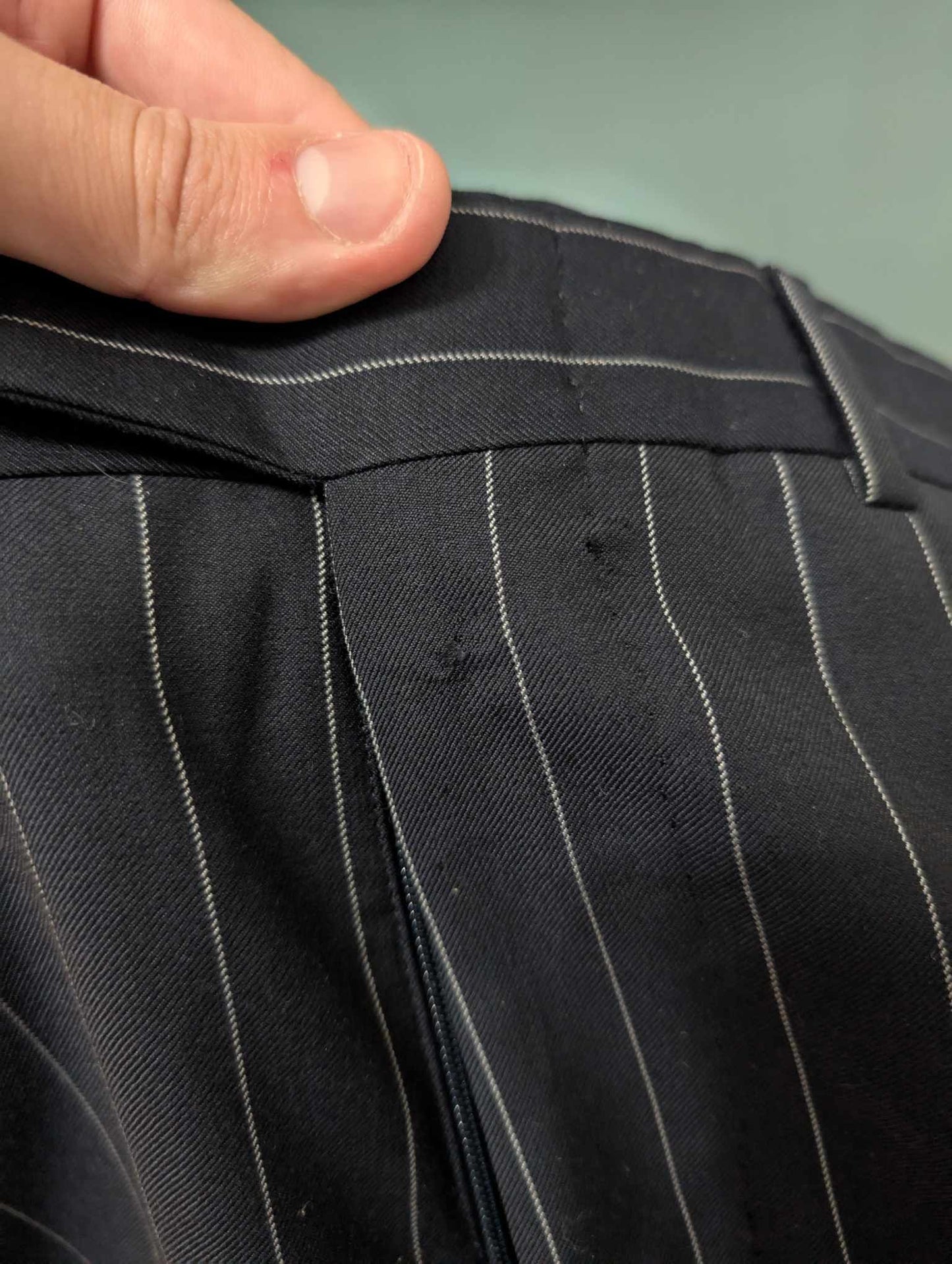 Incroyable costume chalkstripe en laine