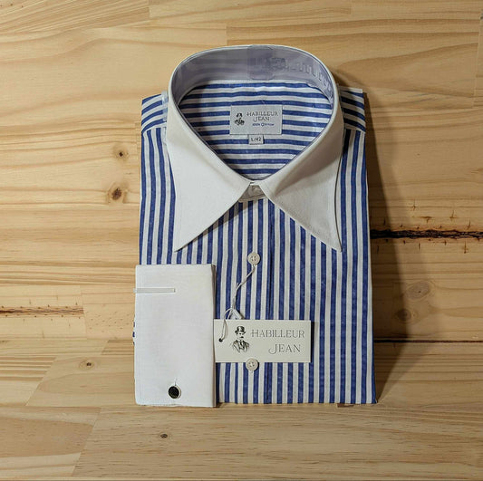 Chemise Winchester à rayures large Bleu marine