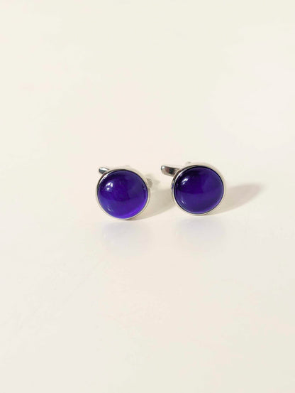 Sapphire Navy Blue Vintage Cufflinks