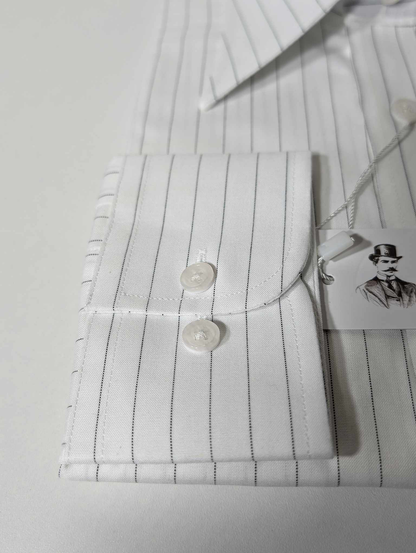 Black tennis stripe shirt