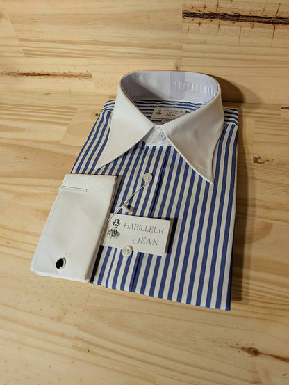 Chemise Winchester à rayures large Bleu marine