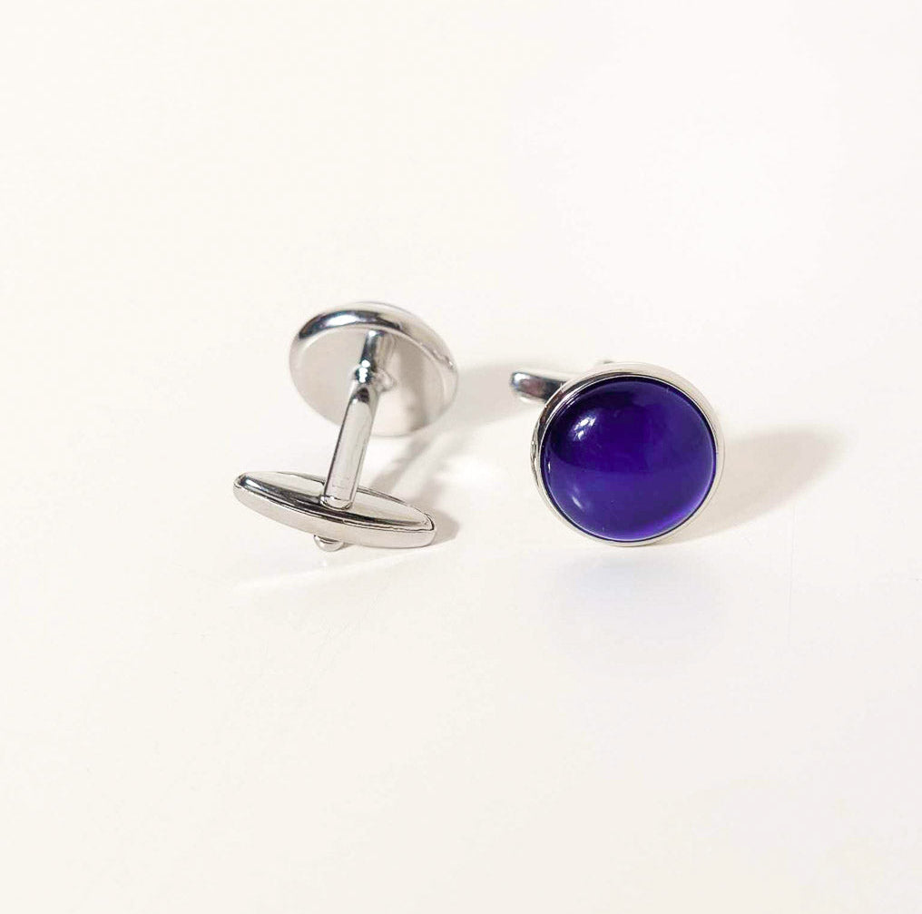 Sapphire Navy Blue Vintage Cufflinks