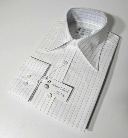 Black tennis stripe shirt
