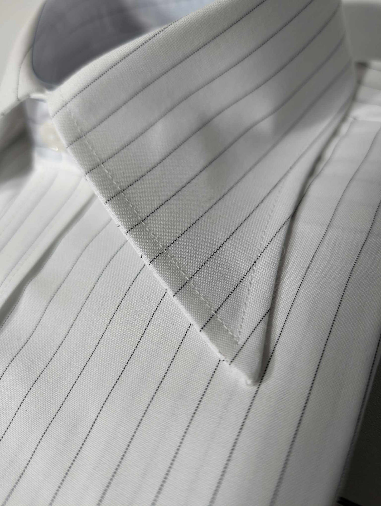 Black tennis stripe shirt