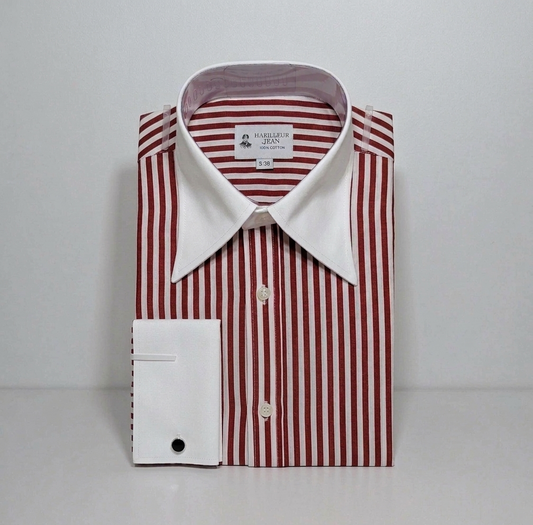 Winchester shirt with wide red stripes