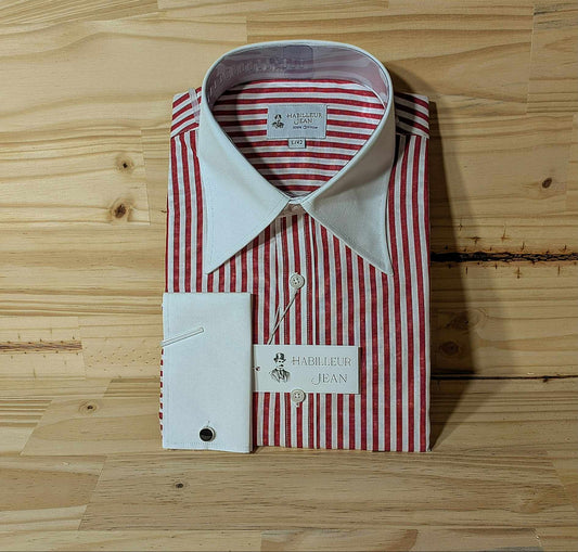 Chemise Winchester à rayures large Rouges