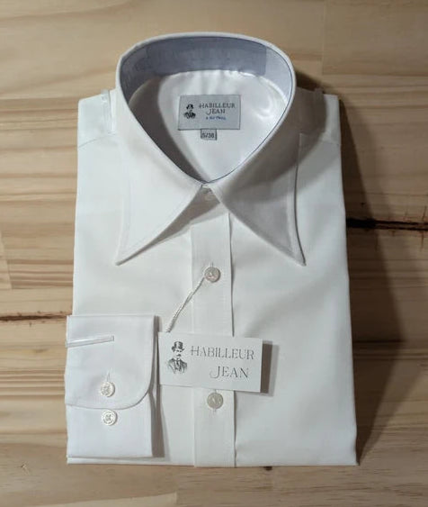 Chemise col français double retors