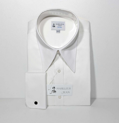 [Limited Edition] Pointed collar in 3-twisted twill
