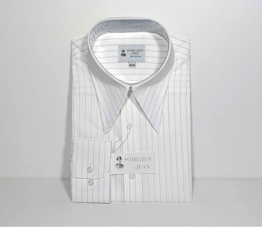 Chemise à rayure tennis noire