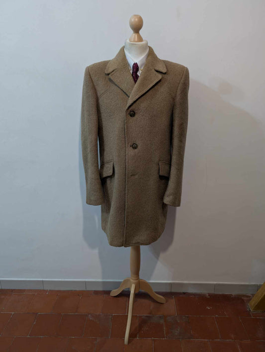 Doux manteau camel en laine