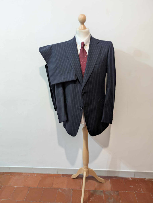 Fantastique costume pinstripe en flanelle lourde