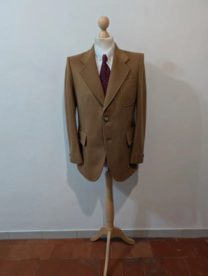 Fabuleuse veste marron camel en laine lourde