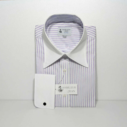 Black tennis stripe shirt