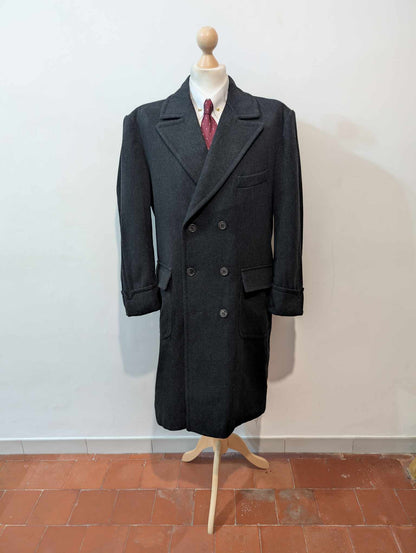 Robuste manteau polo coat en laine