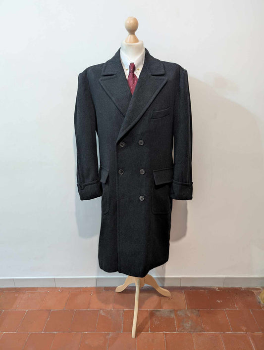 Robuste manteau polo coat en laine