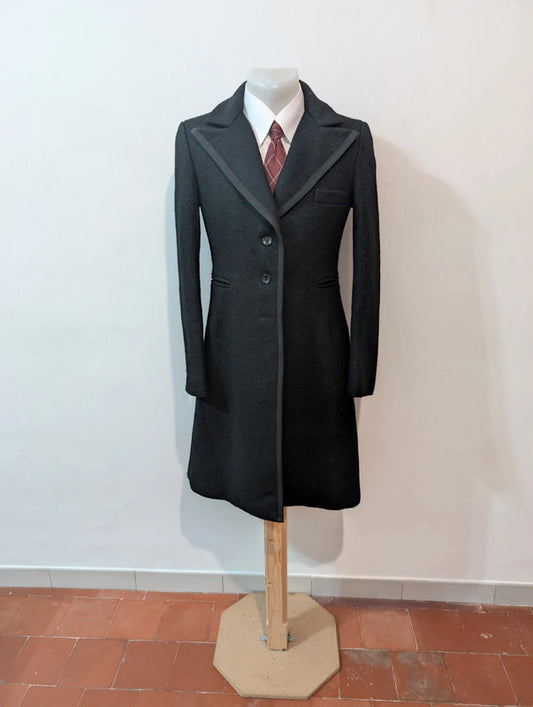 Mignon manteau femme noir en laine