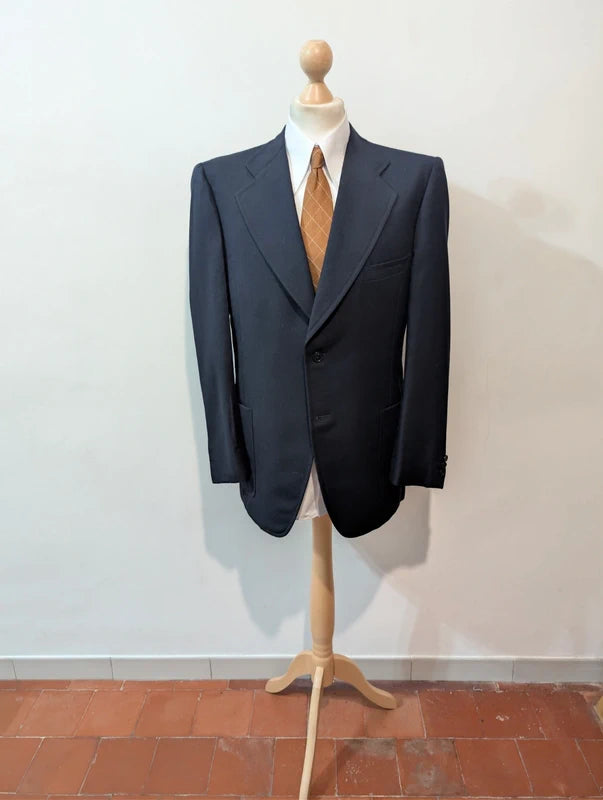 Robuste marineblaue Wolljacke