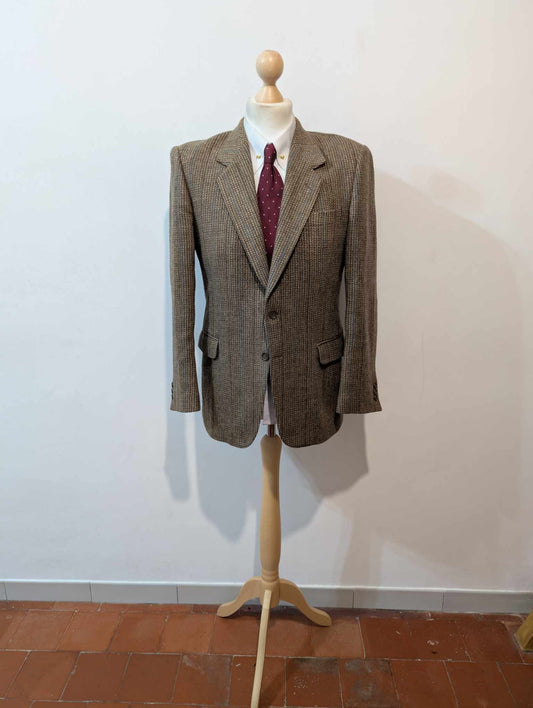 Incroyable veste marron en tweed épais