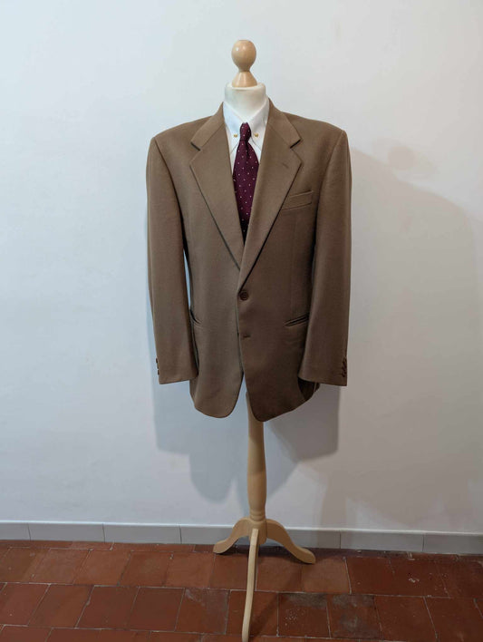 Fantastique veste marron en laine et cachemire