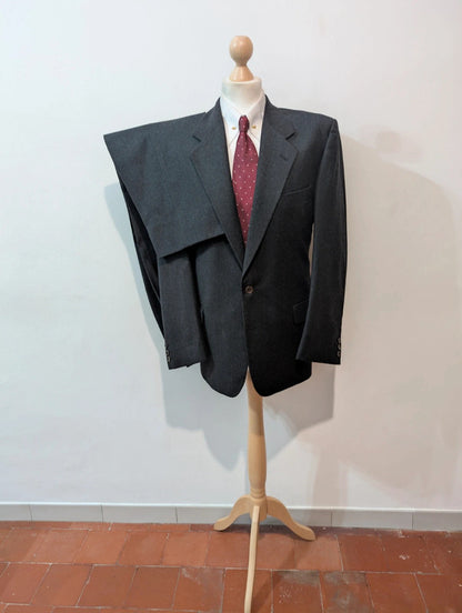 Adorable costume gris en flanelle lourde