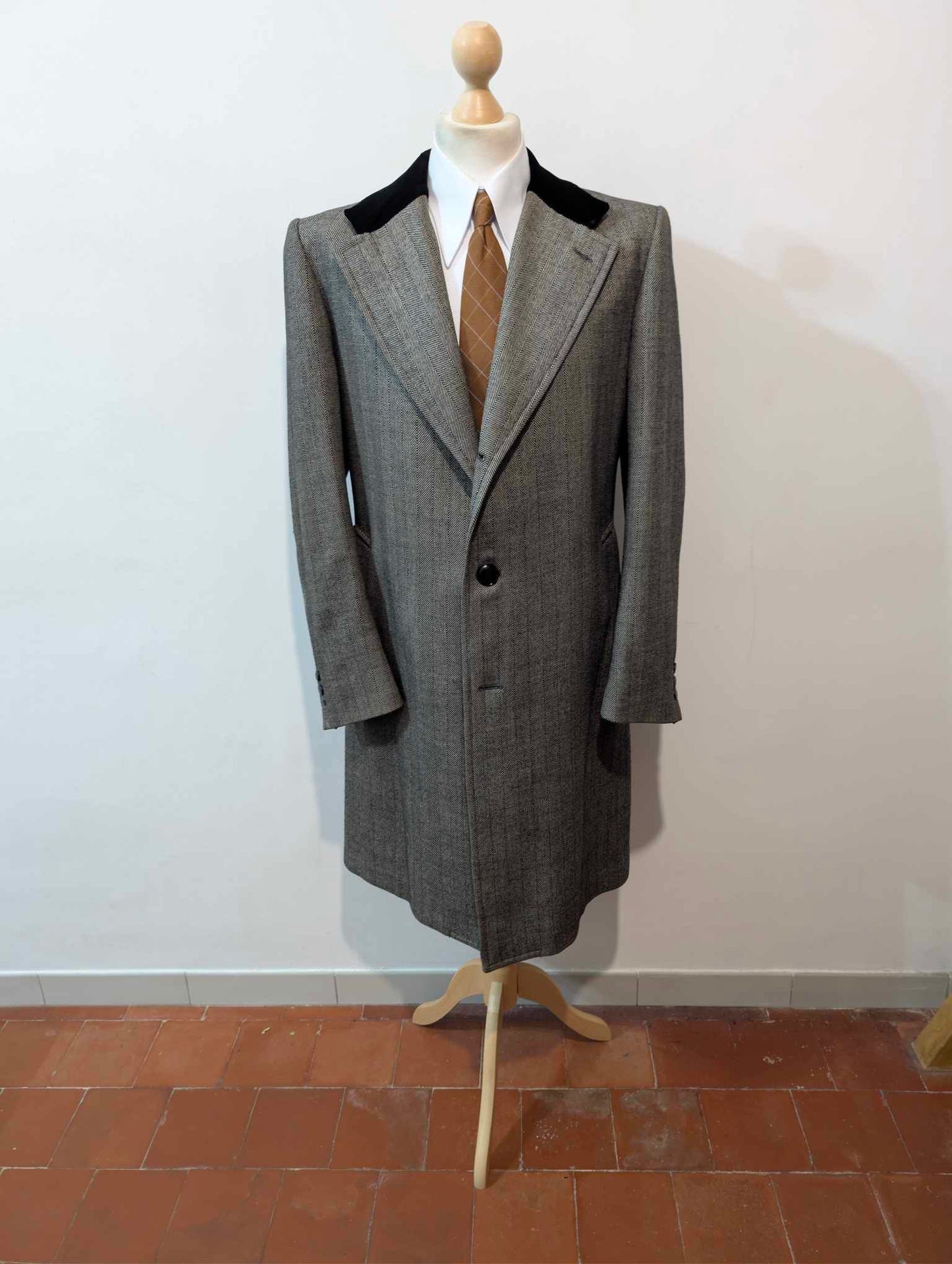 Beeindruckender Chesterfield-Wollmantel