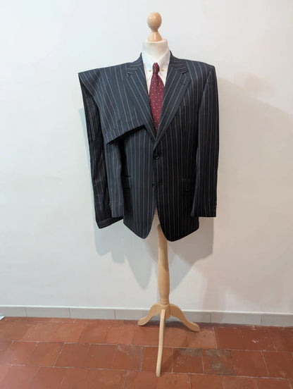 Impressionnant costume pinstripe en laine