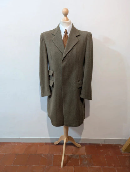 Gentil manteau kaki en laine