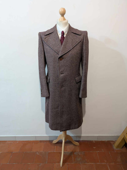 Magnifique manteau polo coat en tweed