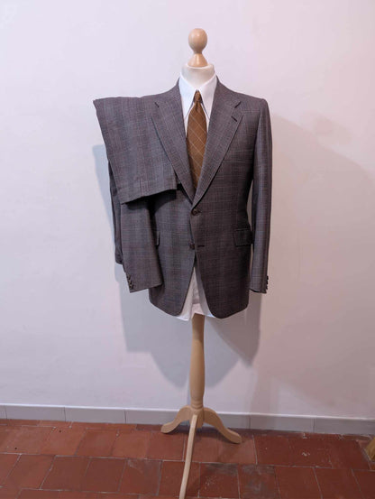 Fabuleux costume à carreaux en laine