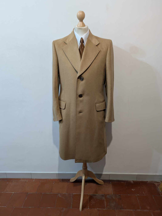 Lumineux manteau camel en laine