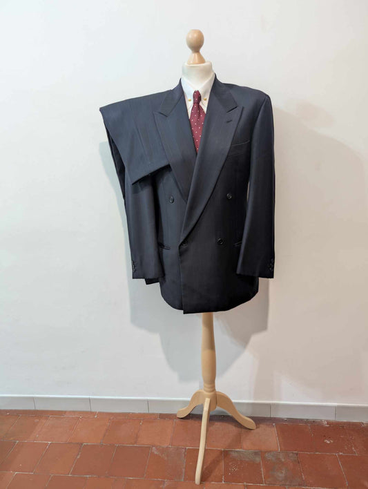 Effrayant costume croisé chalkstripe