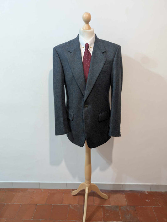 Élégant veste verte en tweed