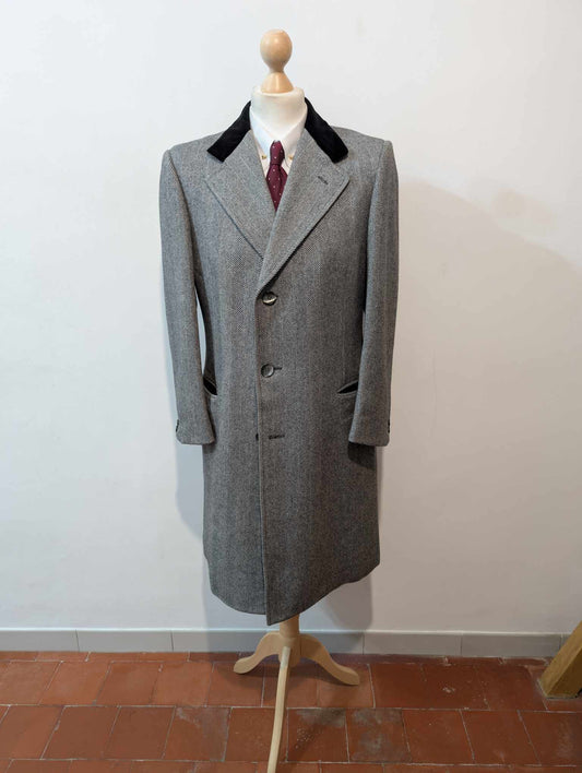 Incroyable manteau Chesterfield en laine