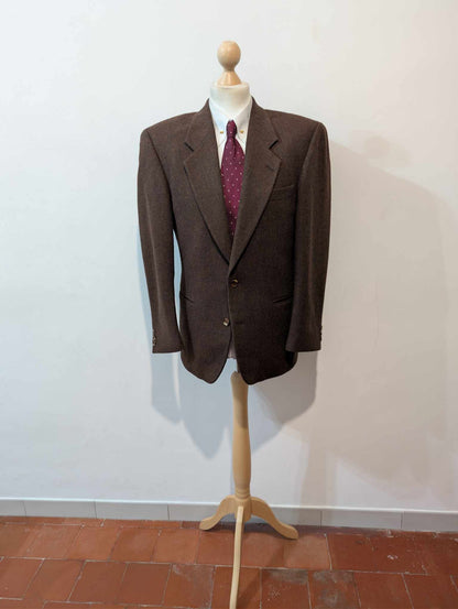 Fabuleuse veste couleur marron en tweed
