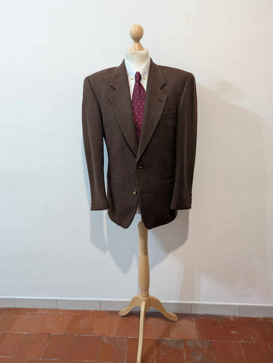 Fabuleuse veste couleur marron en tweed