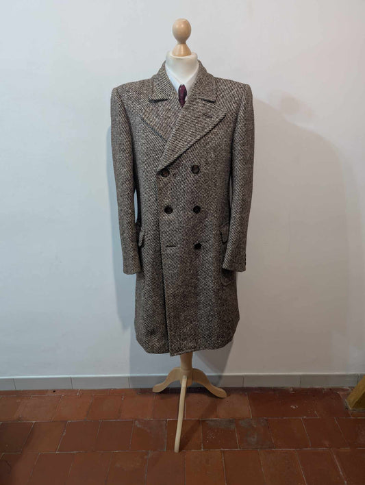 Exceptionnel polo coat en tweed