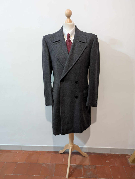 Exceptionnel manteau croisé a chevron